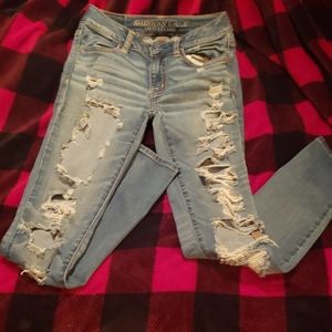 American eagle size 0 stretchy jegging